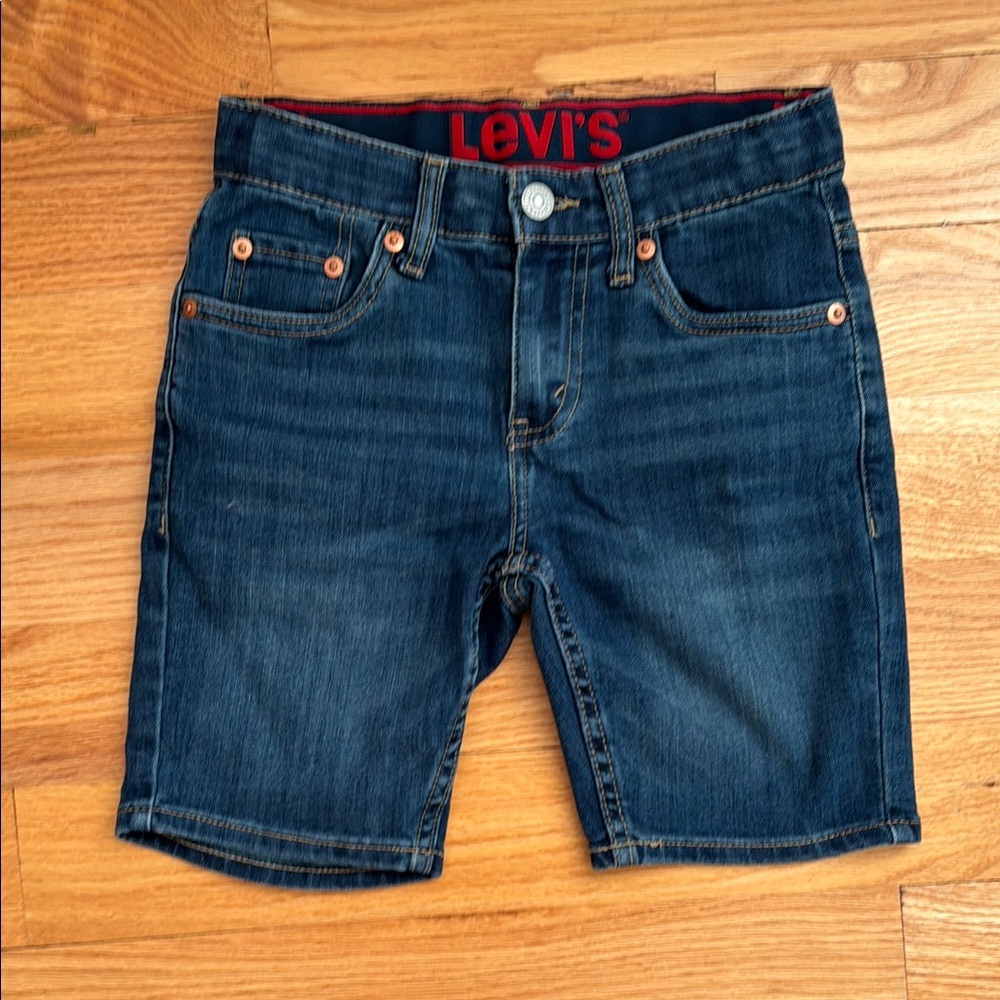 Levi's Dark Wash Denim Shorts